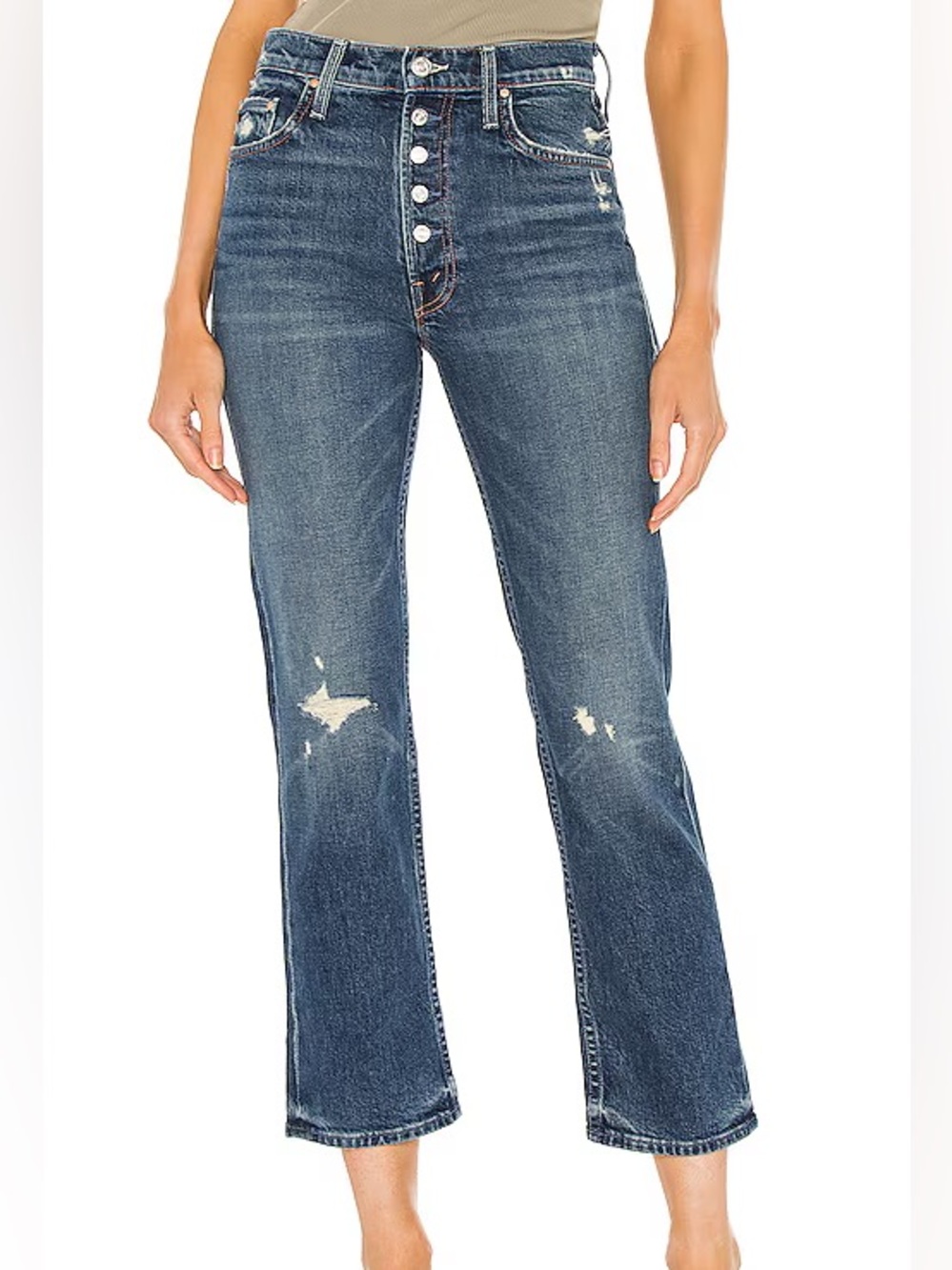 MOTHER Size 26 Jeans The Pixie Tomcat Ankle in Born to Bite
